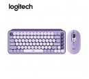 KIT LOGITECH TECLADO POP 920-011519 + MOUSE POP 910-006647 COSMOS LAVENDER LILAC